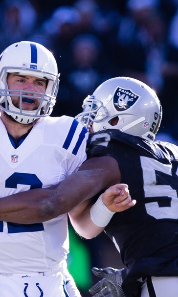 Colts bumped from playoff chase with 33-25 loss to Raiders